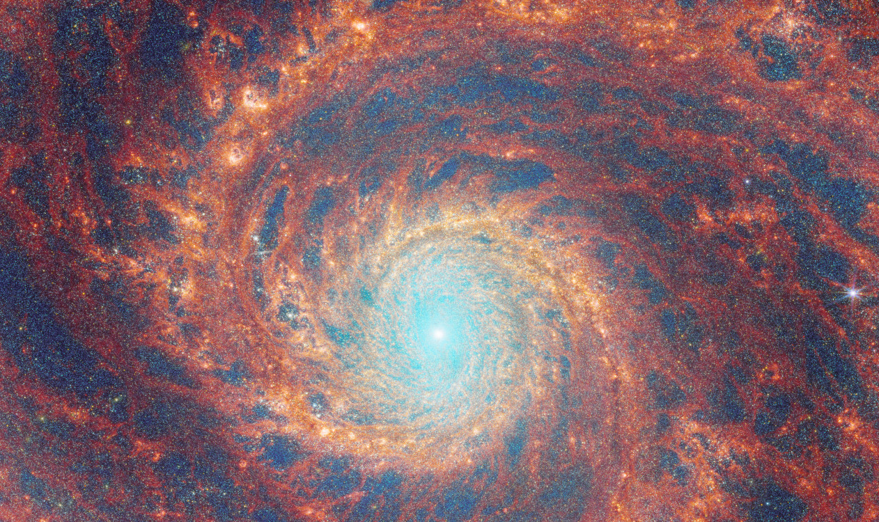 A James Webb űrteleszkóp pokoli felvétele: ebben a galaxisban a gyehenna tüze ég