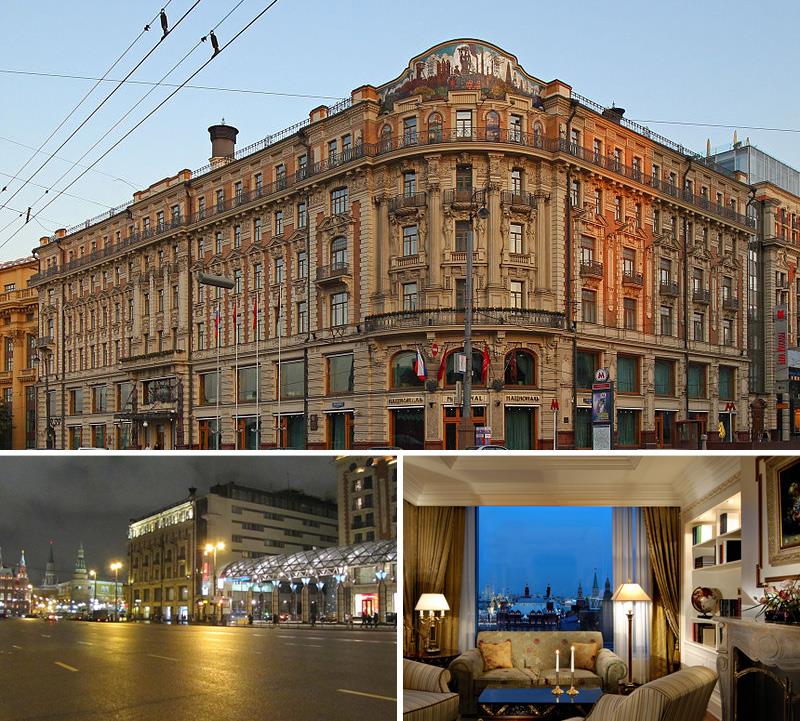 10. Ritz-Carlton. Znajdujący się w Moskwie hotel został wybudowany na zamówienie kazachskiej korporacji Capital Partner. 11-piętrowy budynek zajmuje powierzchnię 60 tys. m kw. Znajdują się w nim jedne z najdroższych pokoi na świecie - 760-metrowy apartame