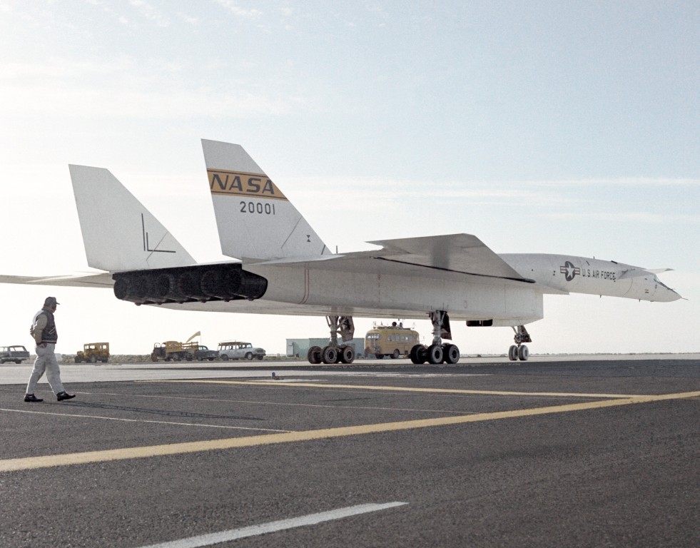 North American XB-70 Valkyrie - piękny, eksperymentalny samolot z USA!