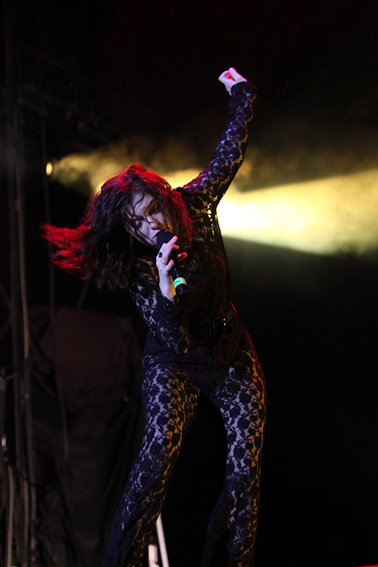 Lorde na festiwalu Open'er 2017. 01.07.2017.