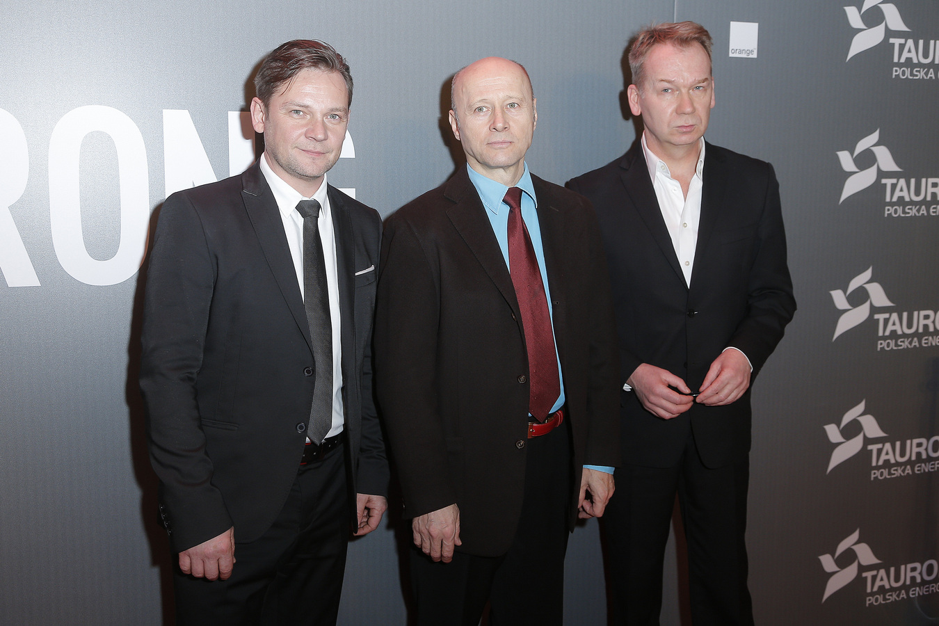 Krzysztof Pieczyński, Ireneusz Czop i Mirosław Baka na premierze filmu