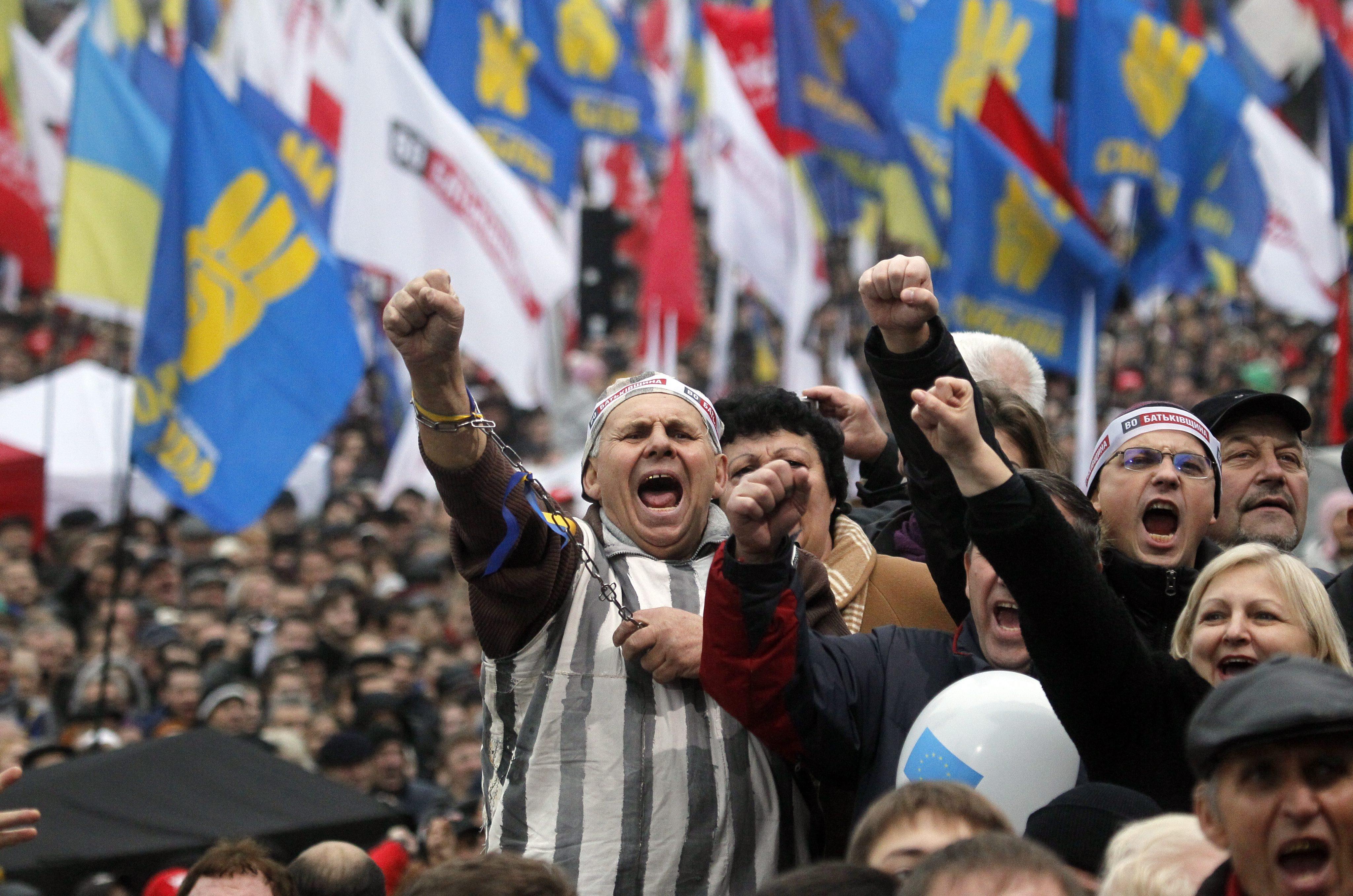 UKRAINE EU PROTESTS