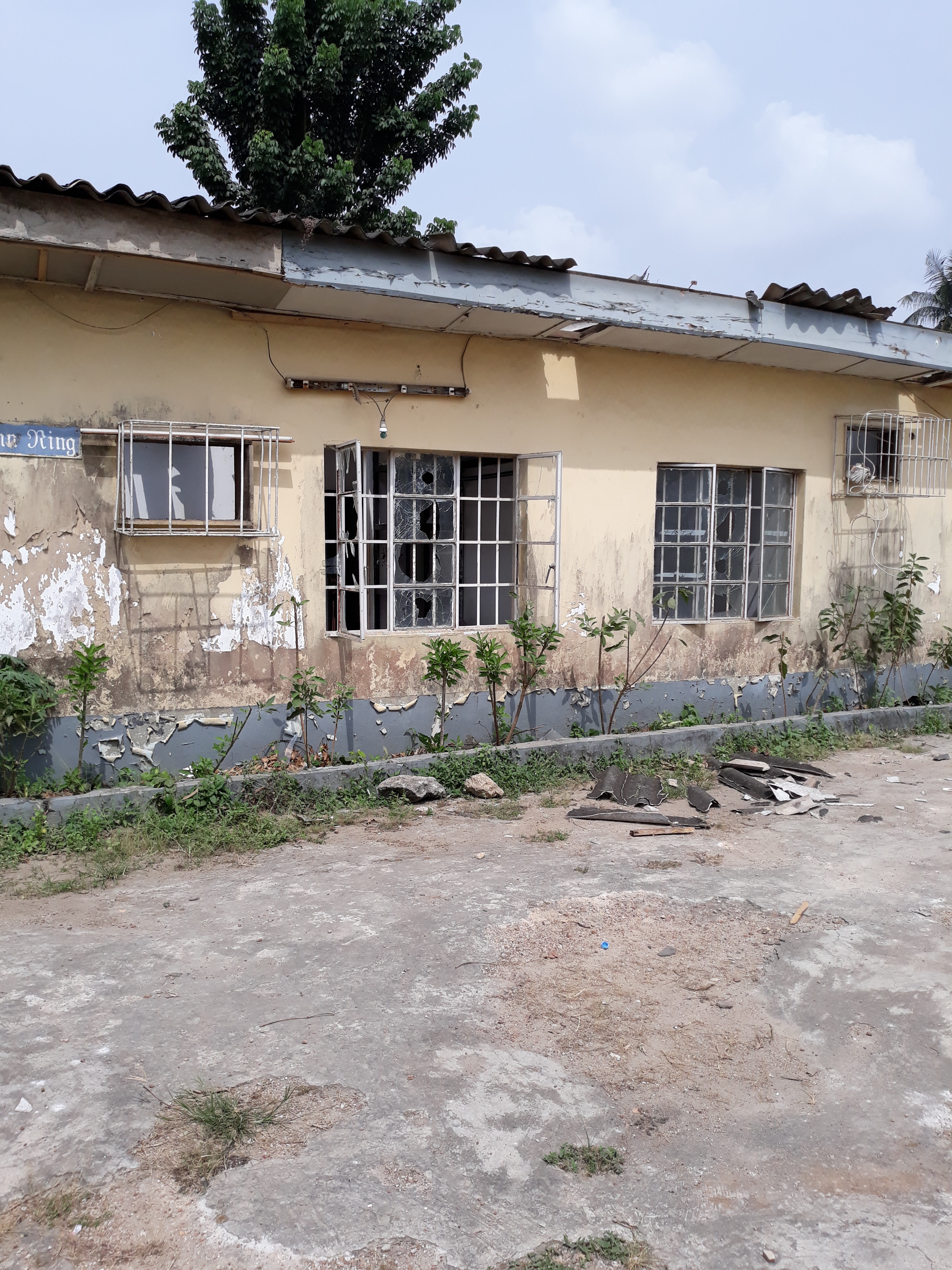The Obidike household in Ikeja allegedly brought down by FAAN hired thugs (Credit: Pulse)