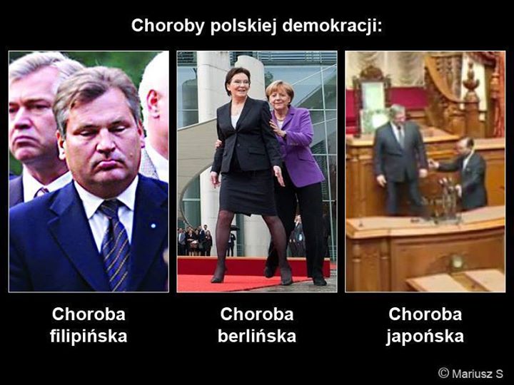 Kancelaria prezydenta tłumaczy się z wpadki w Japonii. Tymczasem internauci stworzyli wykaz chorób polskich polityków.
