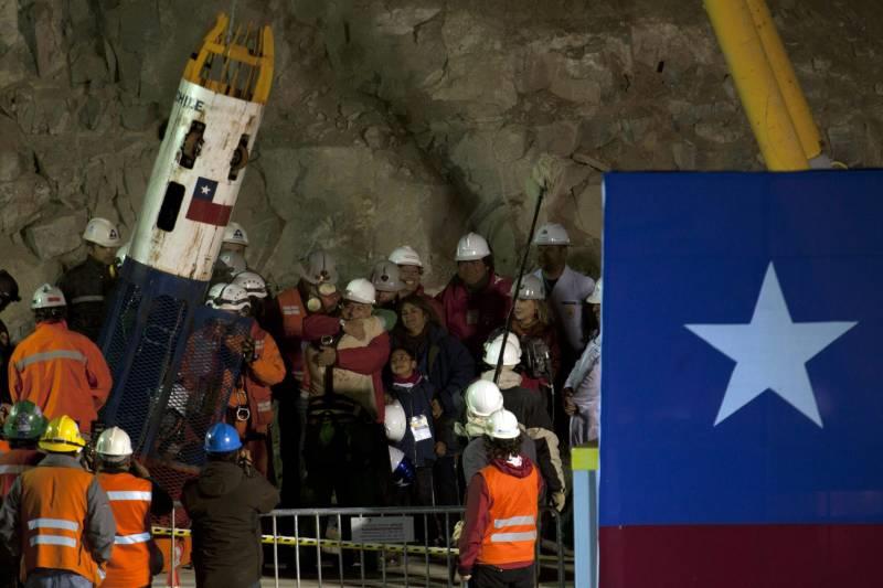 Chile akcja ratunkowa górnicy