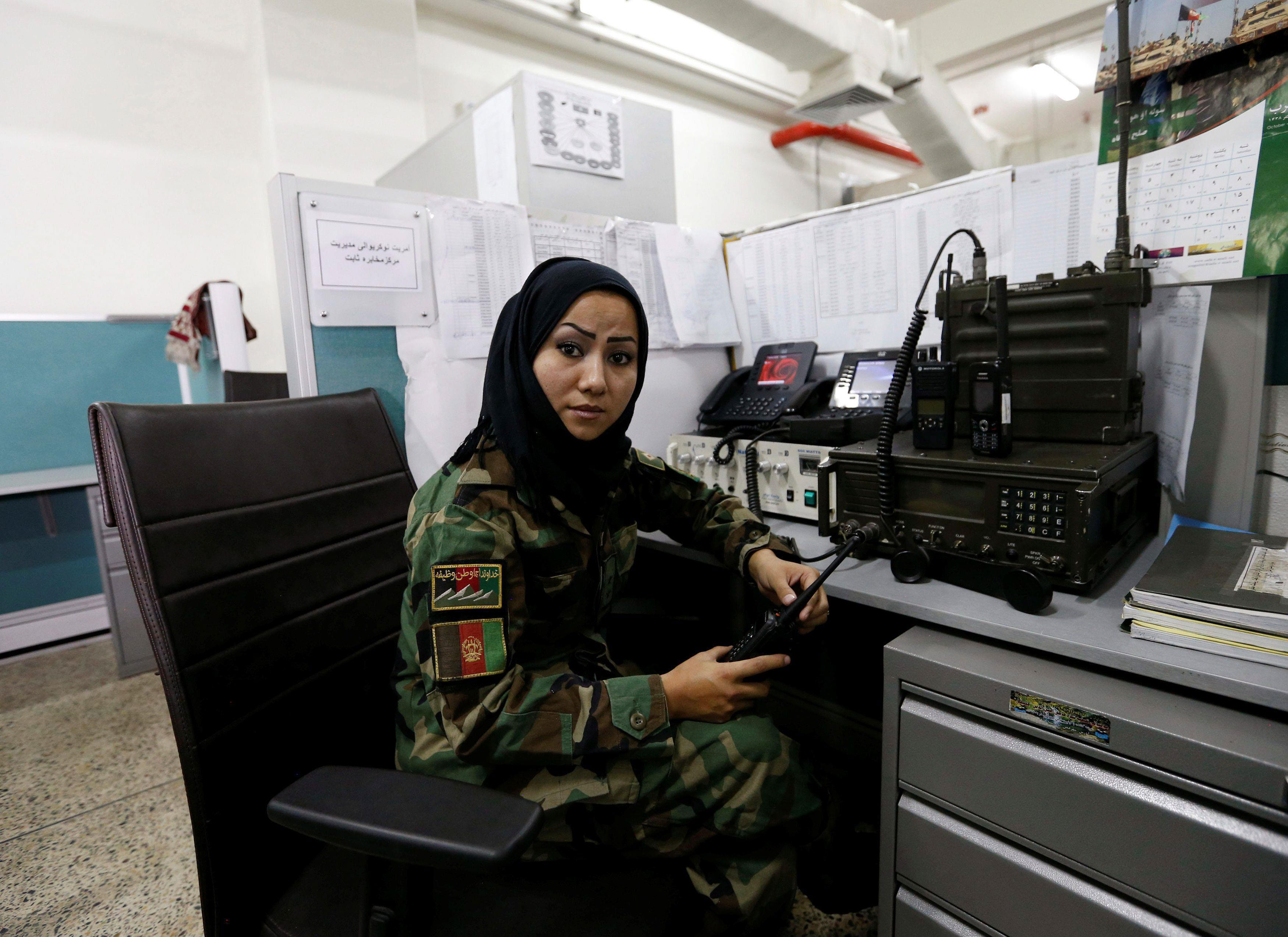 The Wider Image: Training Afghanistan's women soldiers