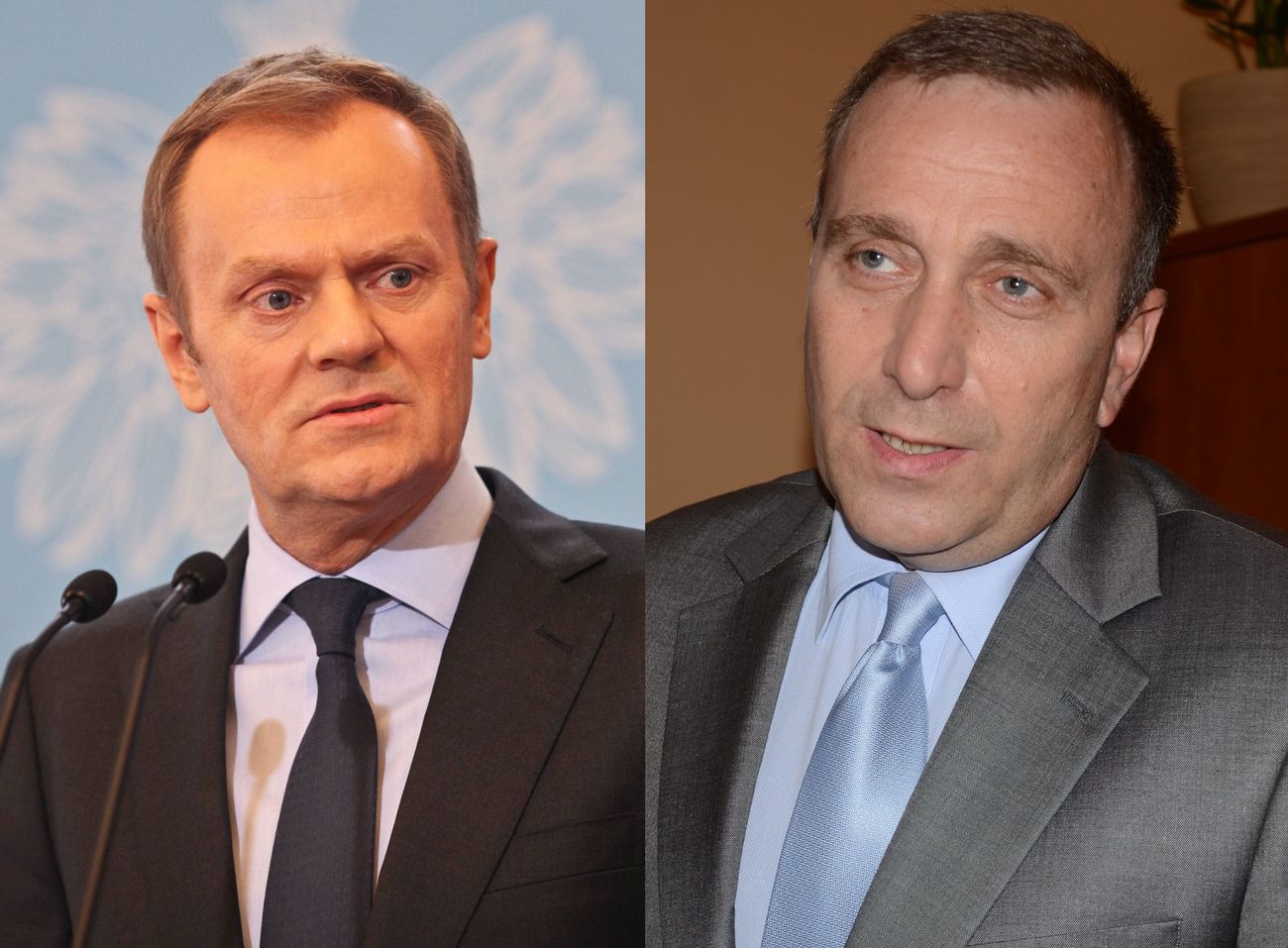 Donald Tusk i Grzegorz Schetyna