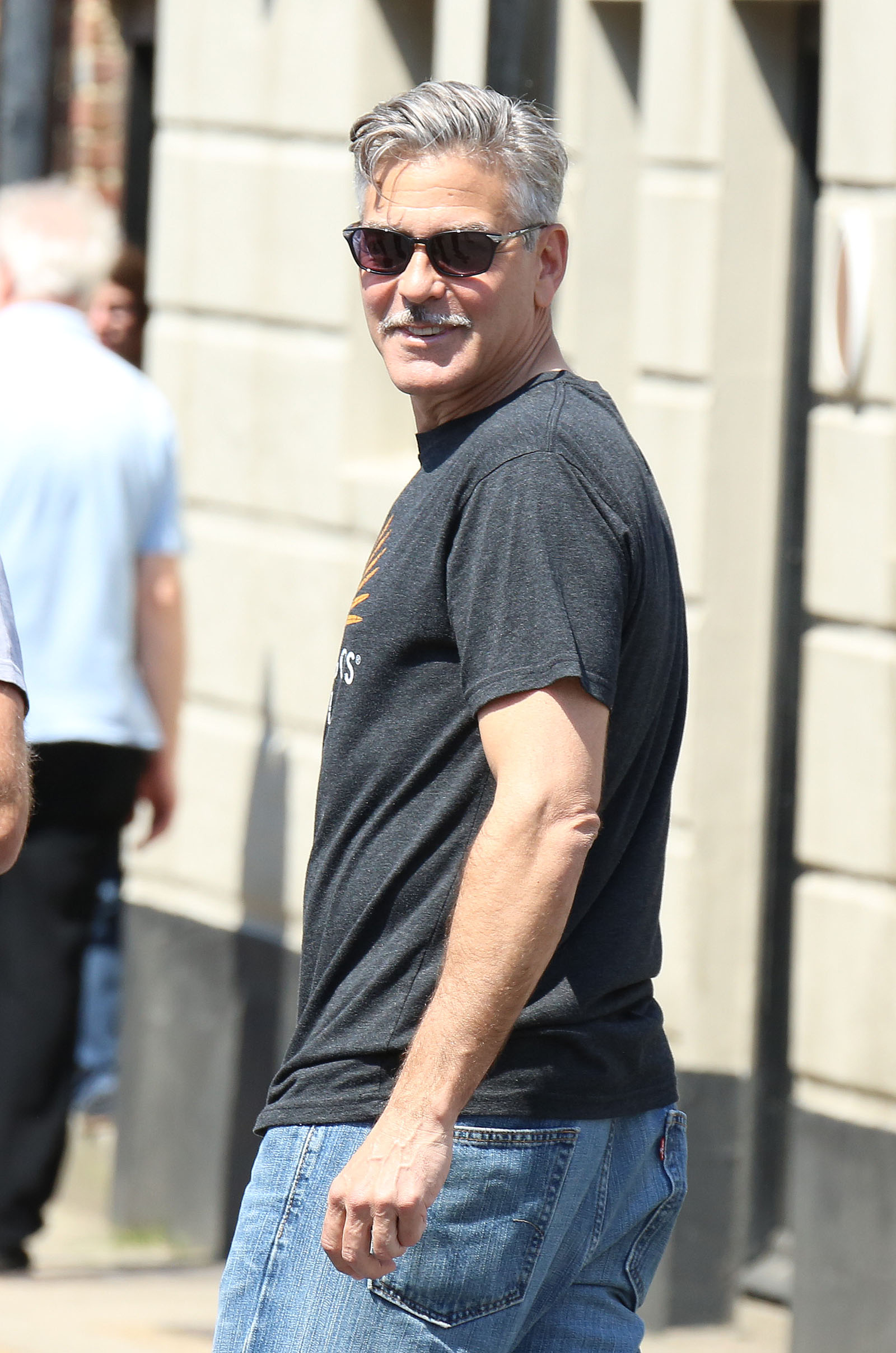 George Clooney na planie
