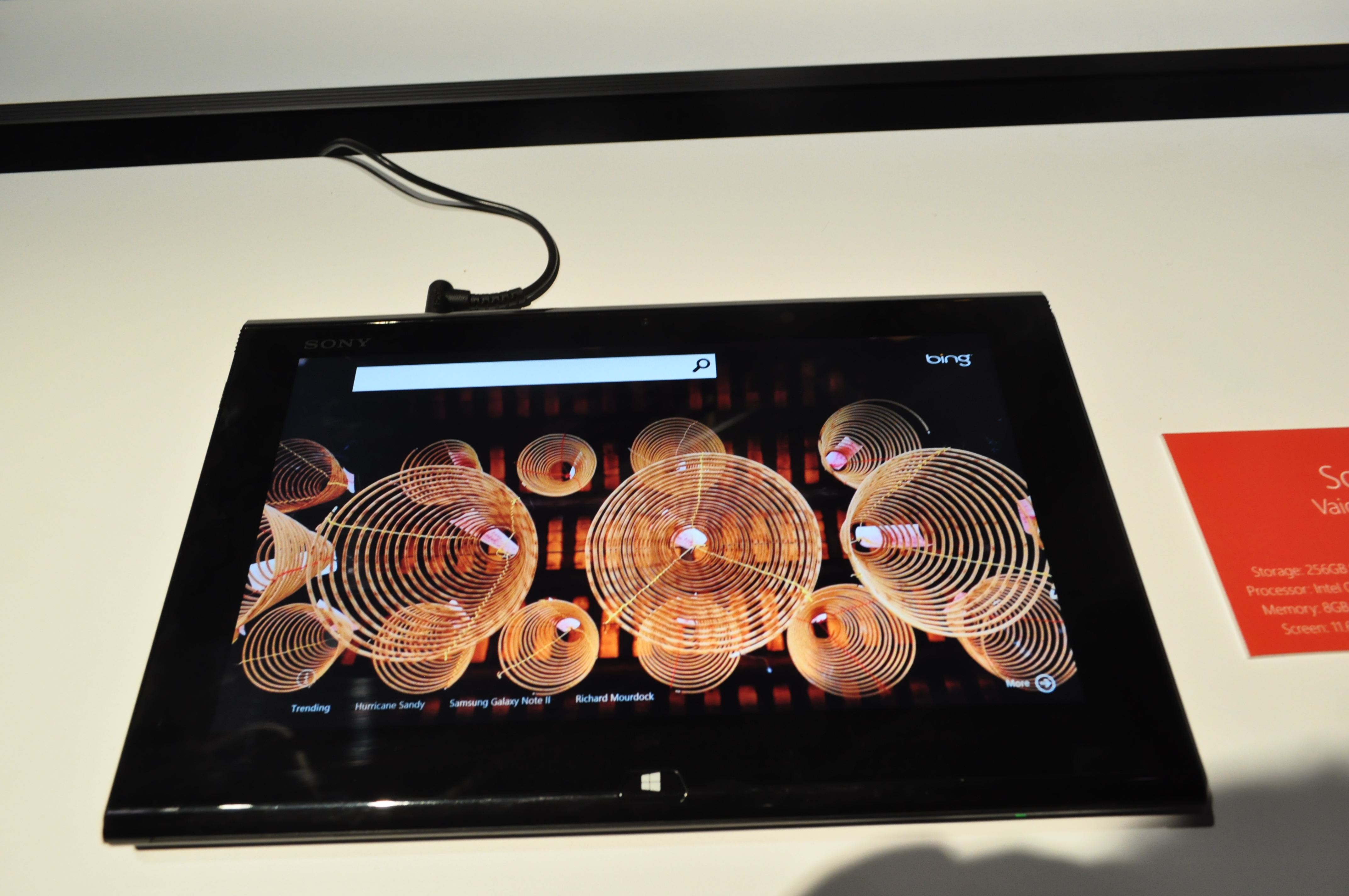 To laptopo-tablet Sony po złożeniu