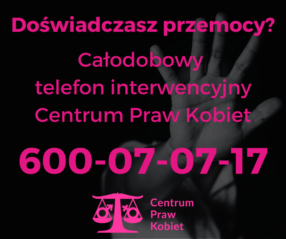 Doświadczasz przemocy? Telefon interwencyjny