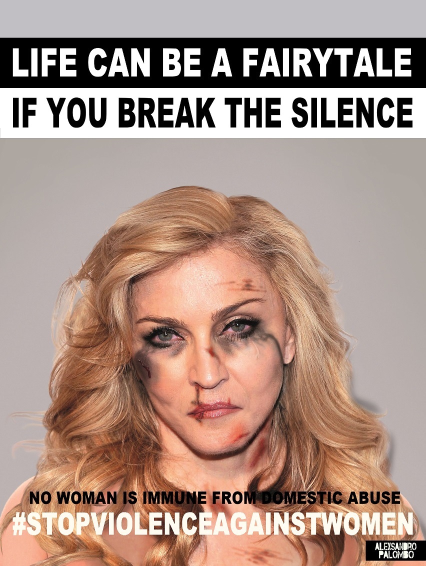 Madonna w kampanii #stopvilenceagainstwomen
