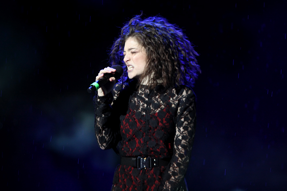 Lorde na festiwalu Open'er 2017. 01.07.2017.