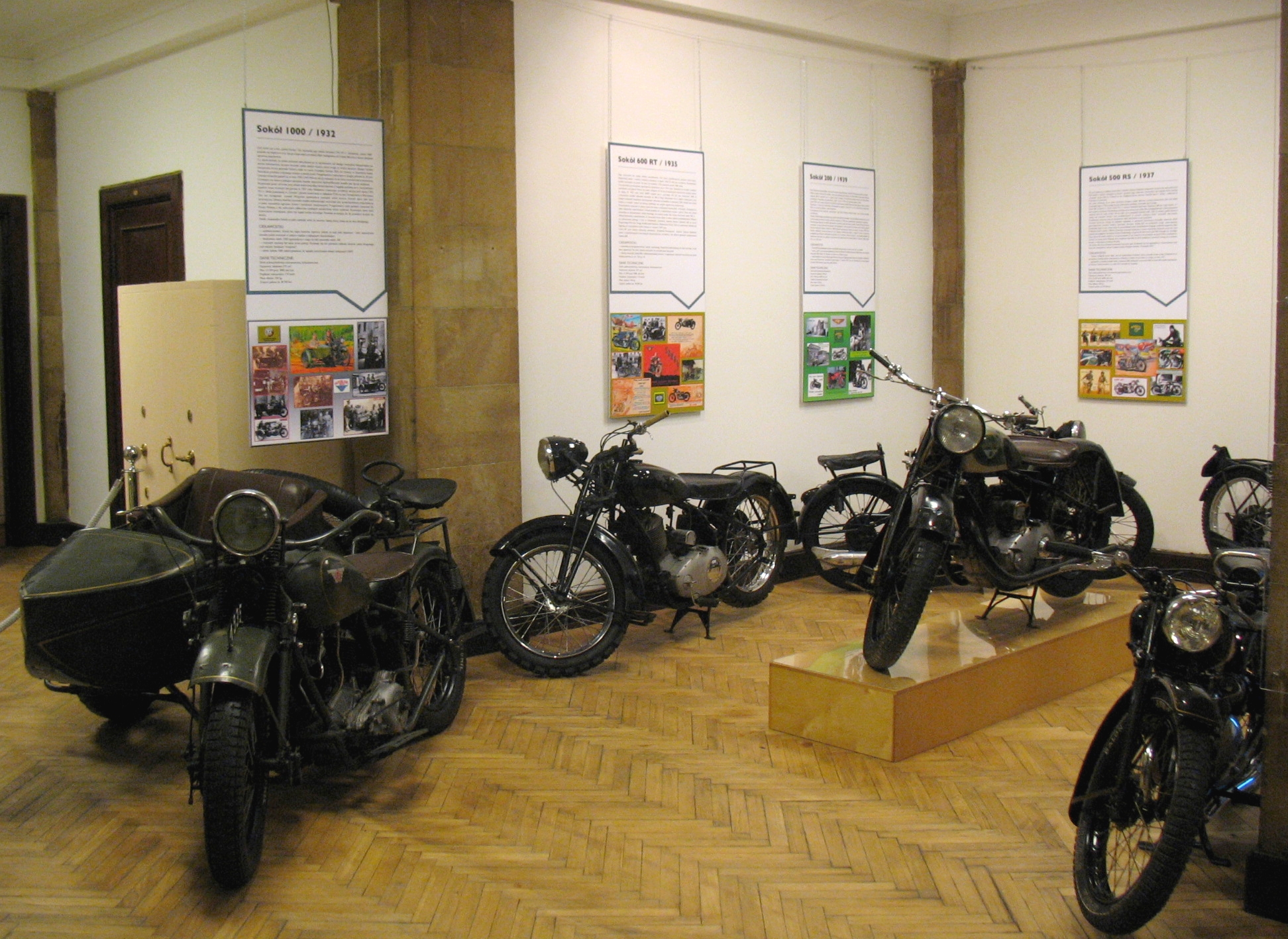 Ekspozycja stała poświęcona polskim motocyklom w XX wieku -