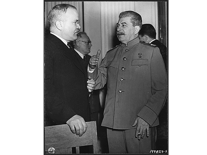 Stalin z Mołotowem, luty 1945