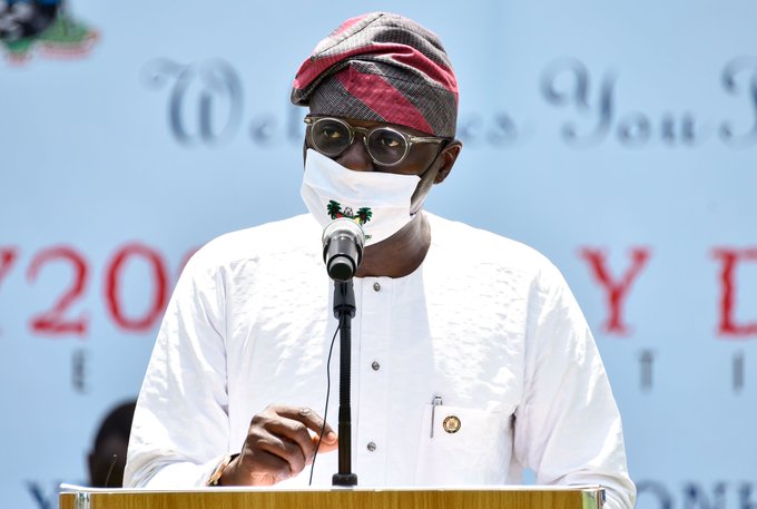 Lagos is the epicentre of the coronavirus disease in Nigeria, but Sanwo-Olu said on Saturday there has been a gradual decrease in positivity rate over the past two weeks [Twitter/@jidesanwoolu]