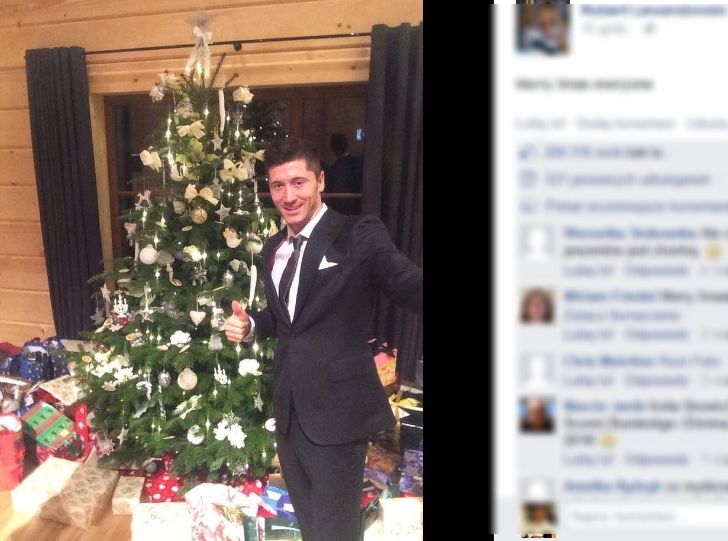 Zobacz, jak wigilię spędzili Lewandowski, Radwańska, Milik i Szpilka