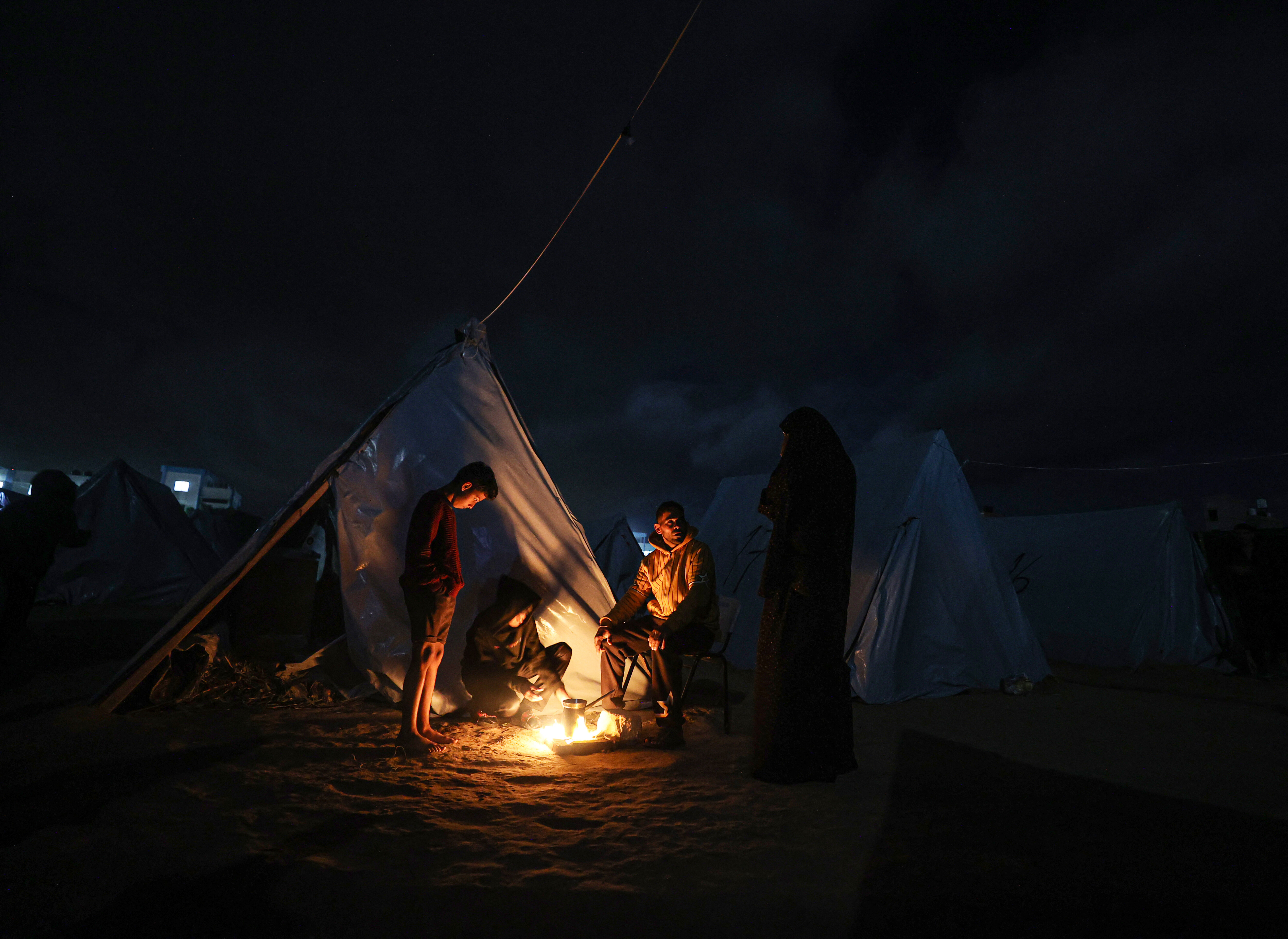 Palestyńscy uchodźcy na północy Strefy Gazy