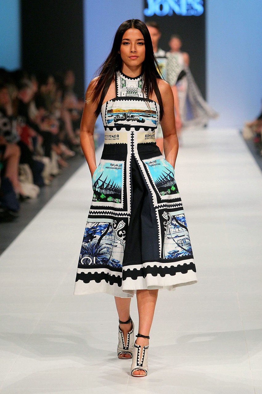 Getty Images/Flash Press Media - L'Oreal Melbourne Fashion Festival - Mary Katrantzou - wiosna / lato 2013