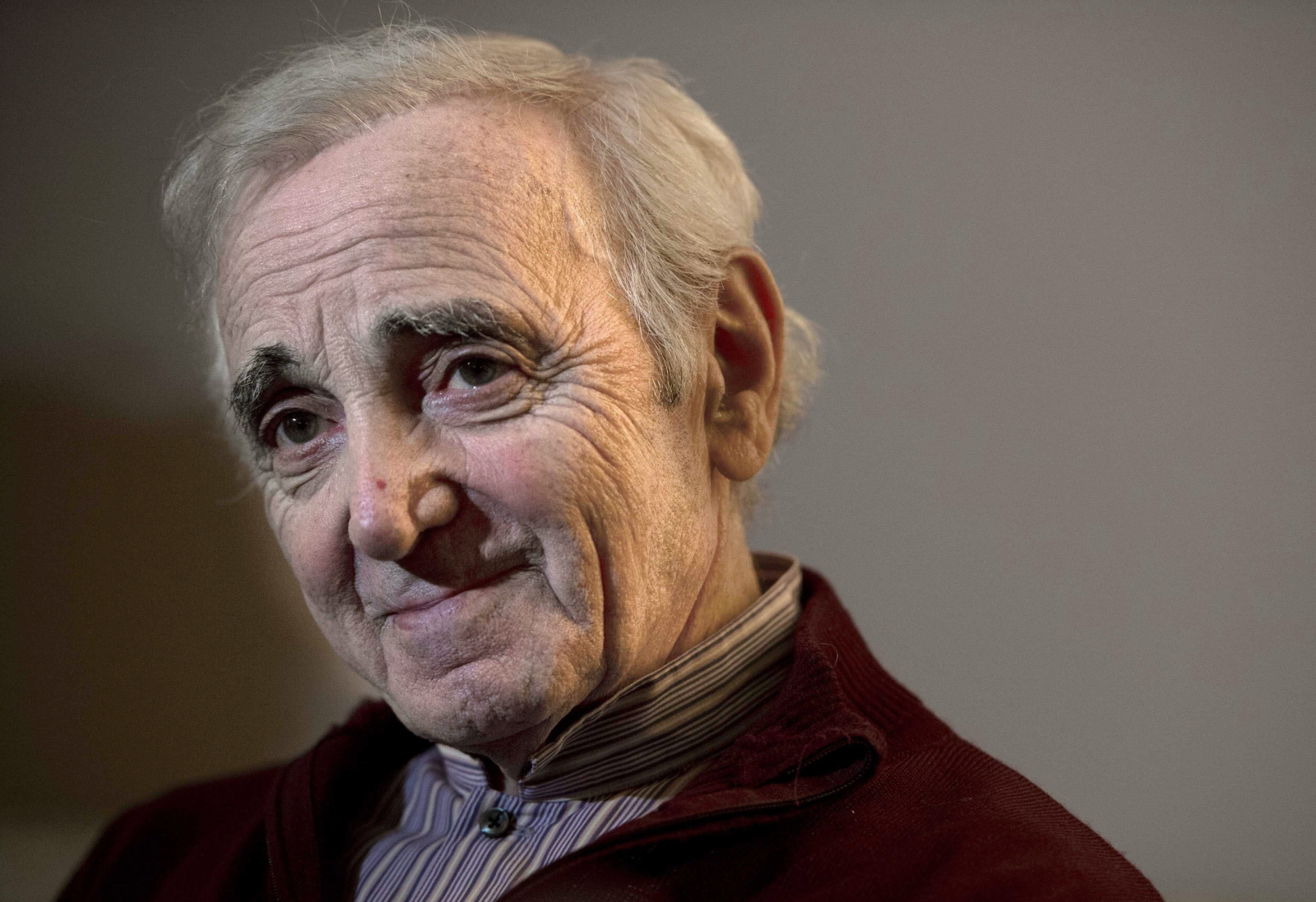 Charles Aznavour podczas wywiadu – grudzień 2013
