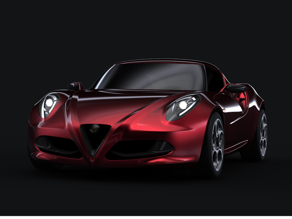 Alfa Romeo 4C Concept prosto z salonu w Genewie
