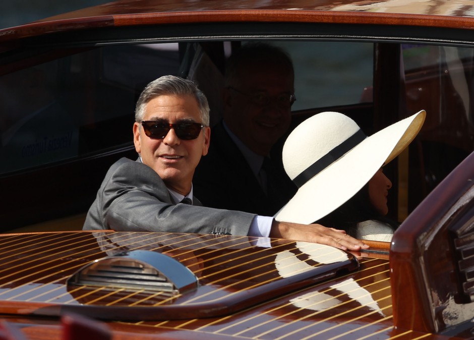 George Clooney i Amal Alamuddin ślub cywilny Wenecja