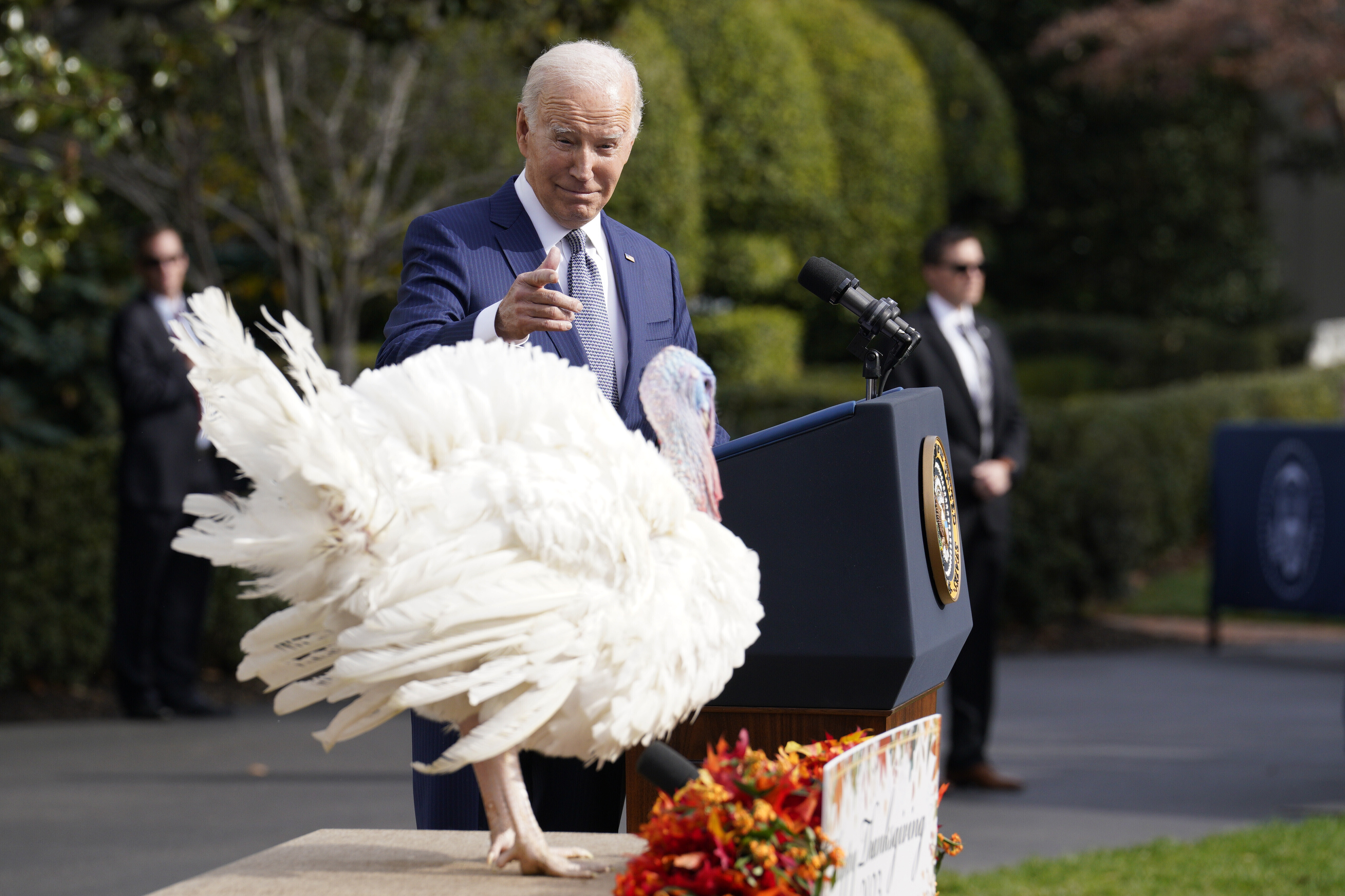 Joe Biden két pulykának kegyelmezett meg