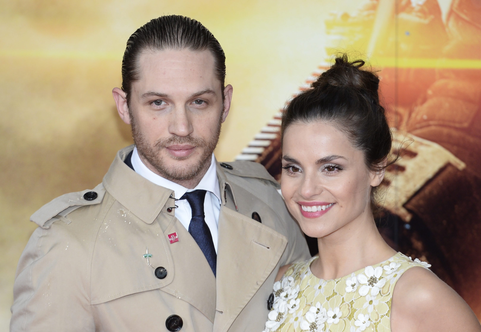 Charlotte Riley i Tom Hardy na premierze