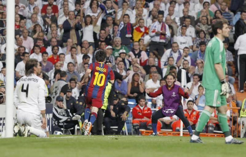 Real Barcelona 4. Leo Messi radość