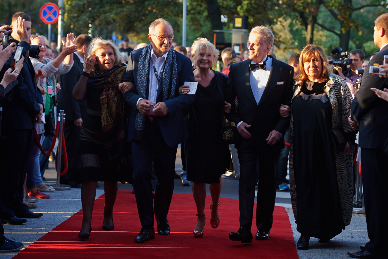 Ewa Wiśniewska, Jerzy Fedorowicz, Magdalena Zawadzka oraz Daniel Olbrychski i Krystyna Demska