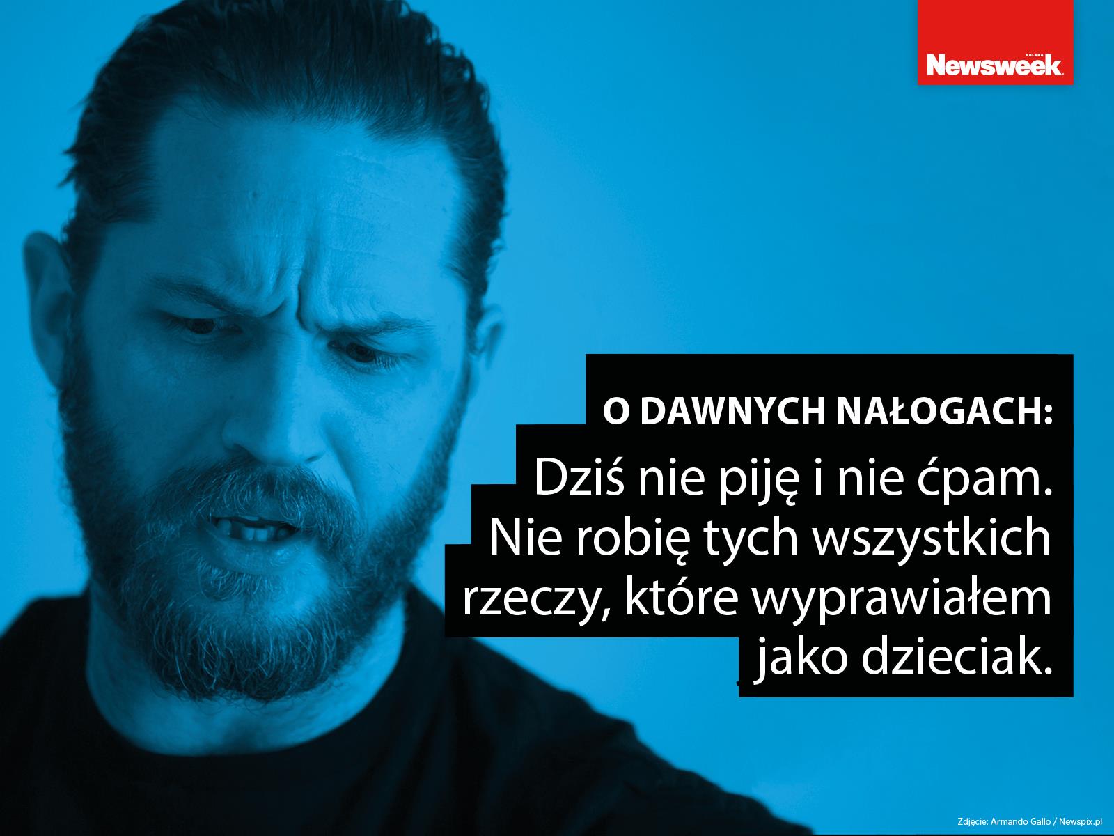 Tom Hardy wywiad dla Newsweeka