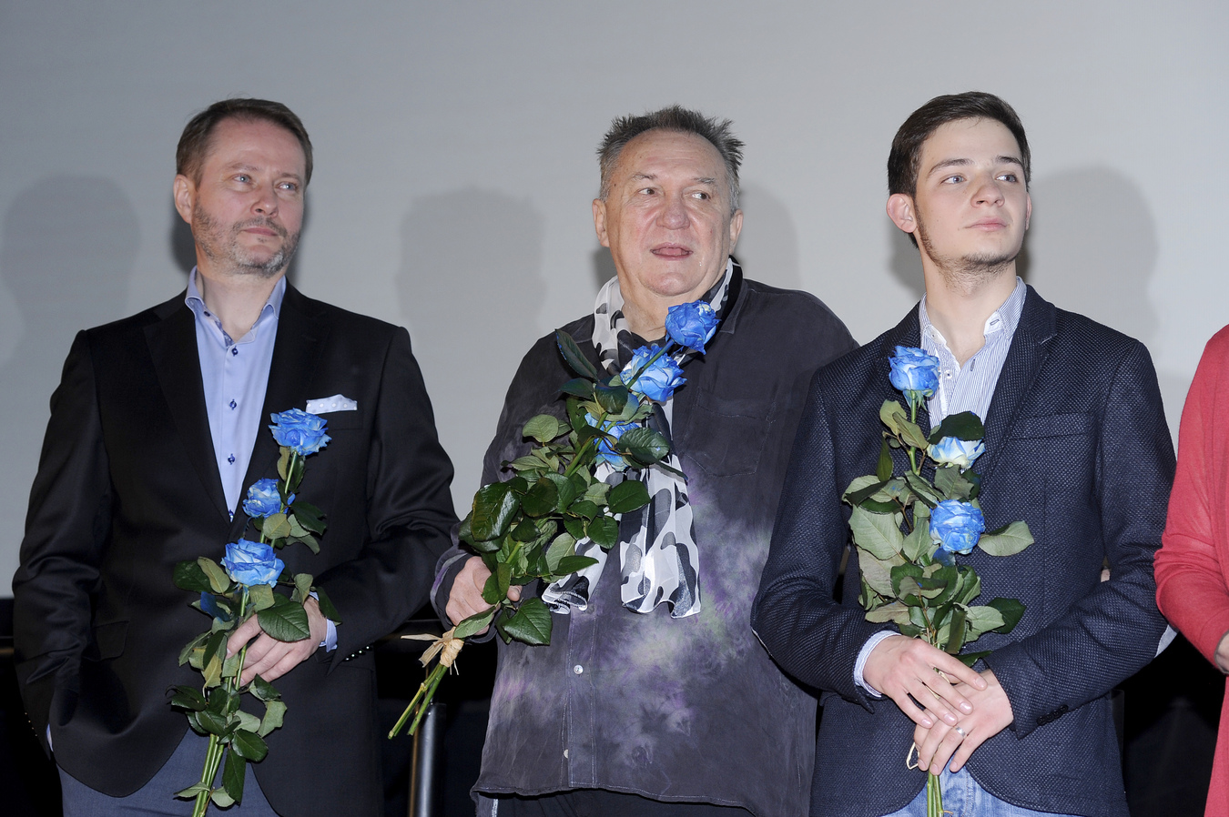 Artur Żmijewski, Michał Urbaniak, Krzysztof Chodorowski na premierze filmu
