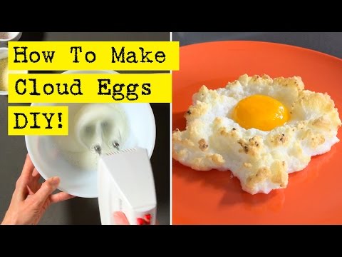 Jajka-chmurki sposób 2
