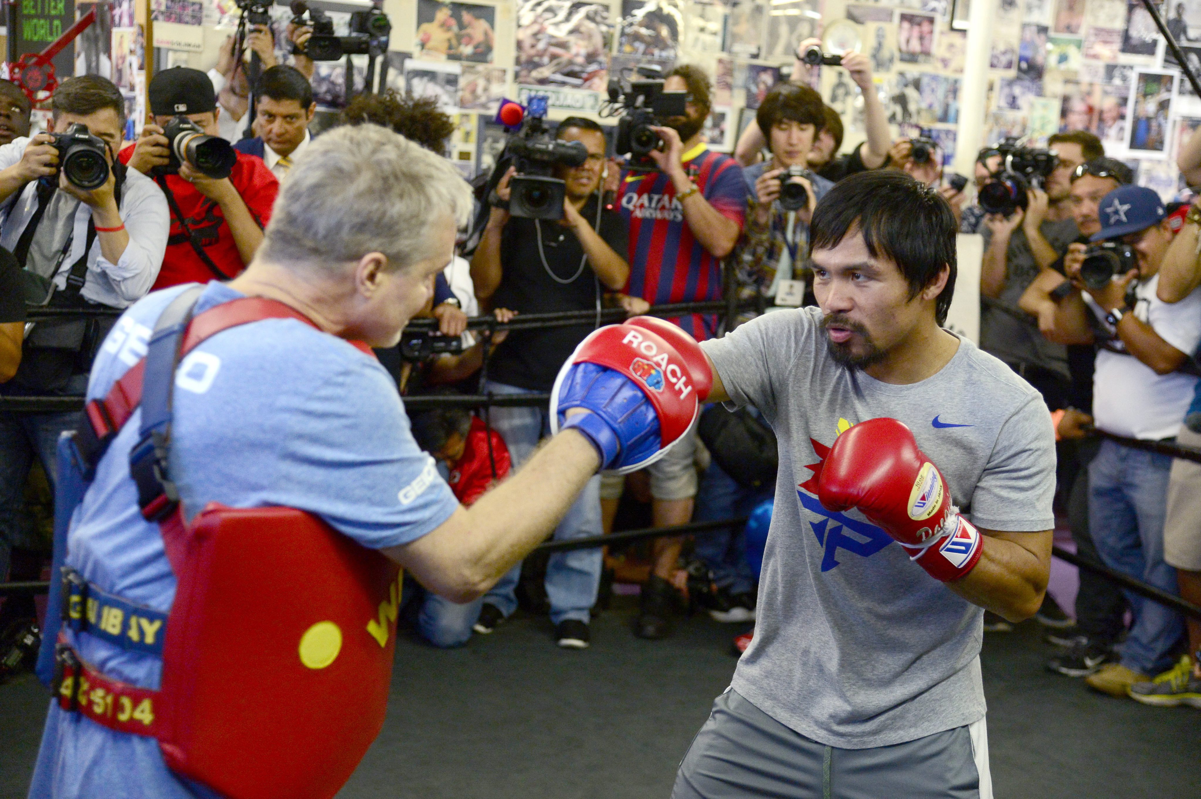 MManny Pacquiao szykuje się do walki z Floydem Mayweatherem Jr.