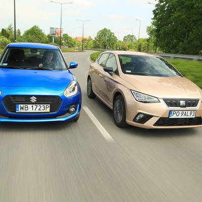 Seat Ibiza kontra Suzuki Swift - oba z miasta, ale z różnych dzielnic