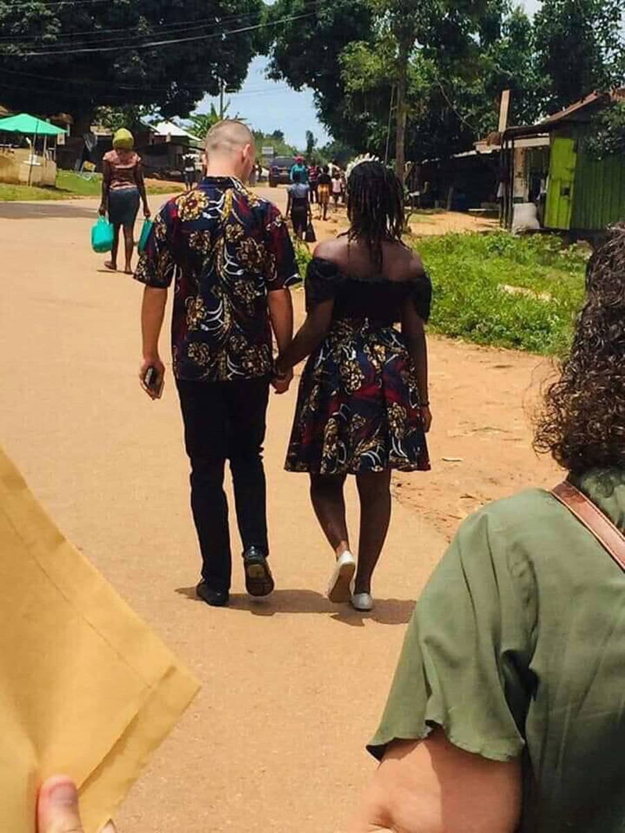 Couple trek home after a simple COVID-19 wedding, pastor arrives  on a bicycle (photos)