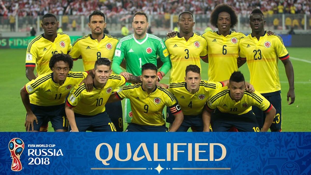 Nominácia Kolumbie na MS vo futbale 2018