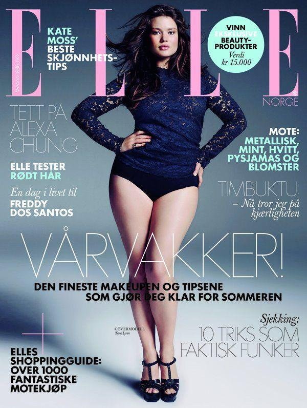 Tara Lynn na okładce ELLE FRANCE