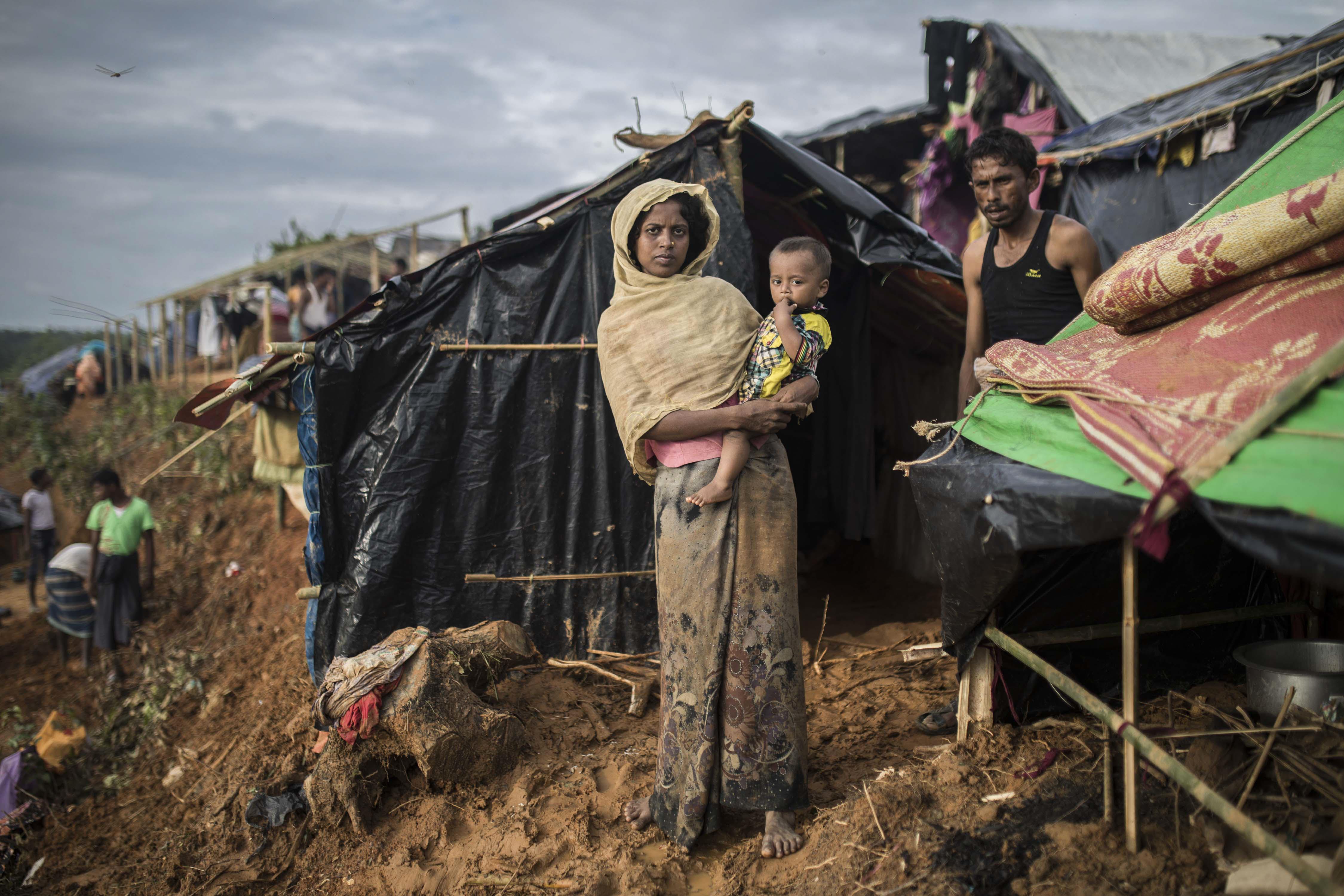 Rohingya Flee Myanmar Violence For Bangladesh