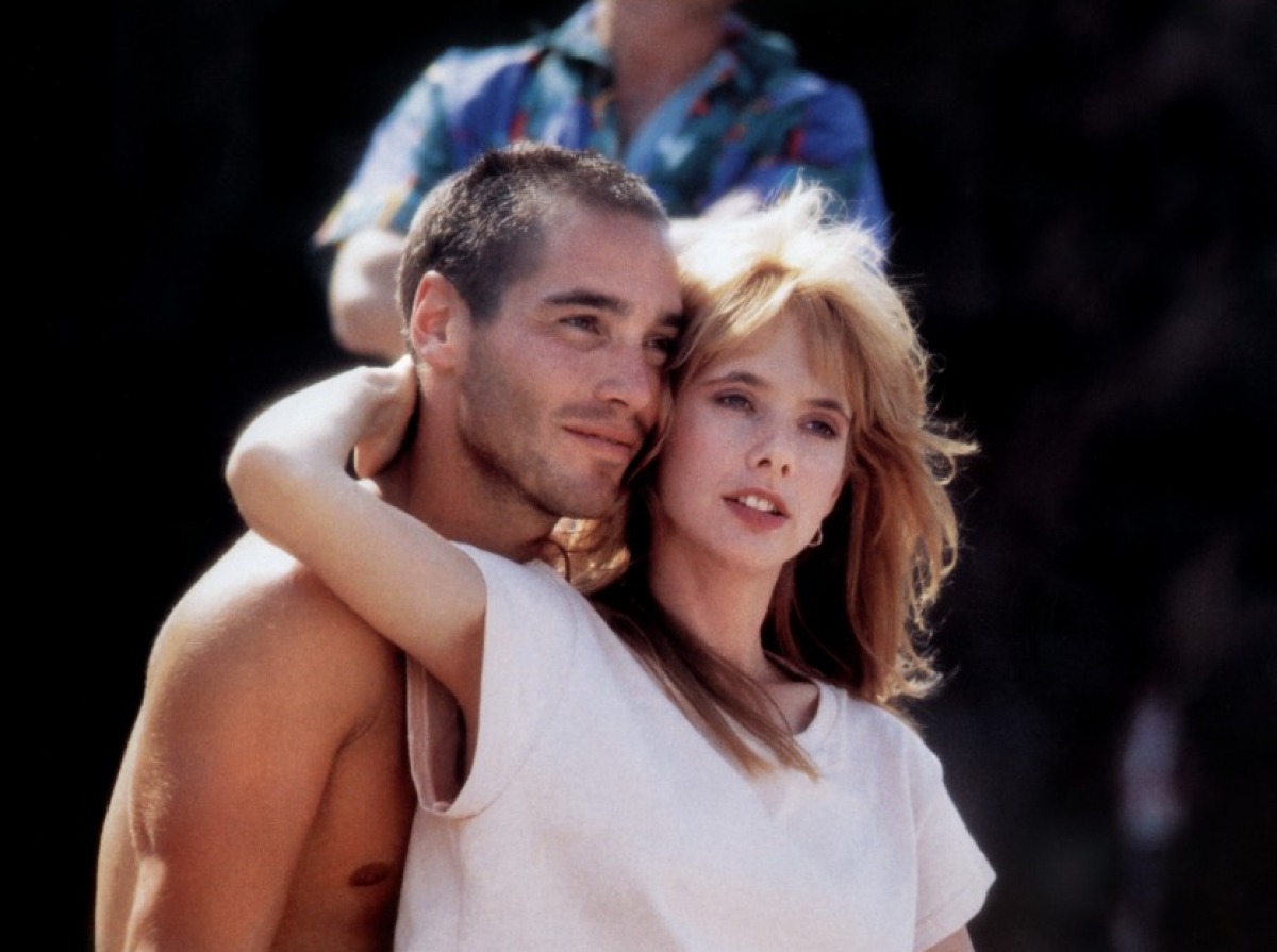 Jean-Marc Barr i Rosanna Arquette w filmie