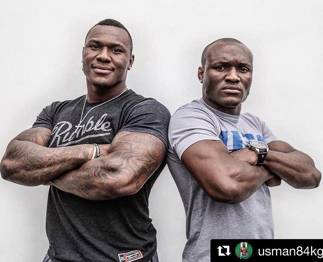 Kamaru Usman and Mohammed Usman (Instagram/Kamaru Usman)