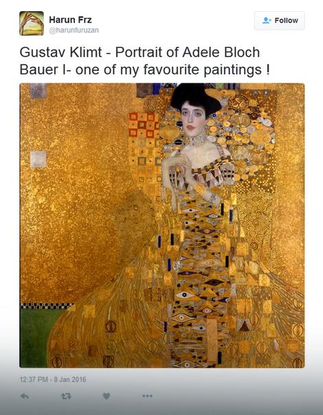 Klimt "Portret Adele Bauer"