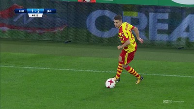 Lechia - Jagiellonia (1:3): Wymarzony początek drugiej połowy. Cernych trafia trzeci raz dla Jagi