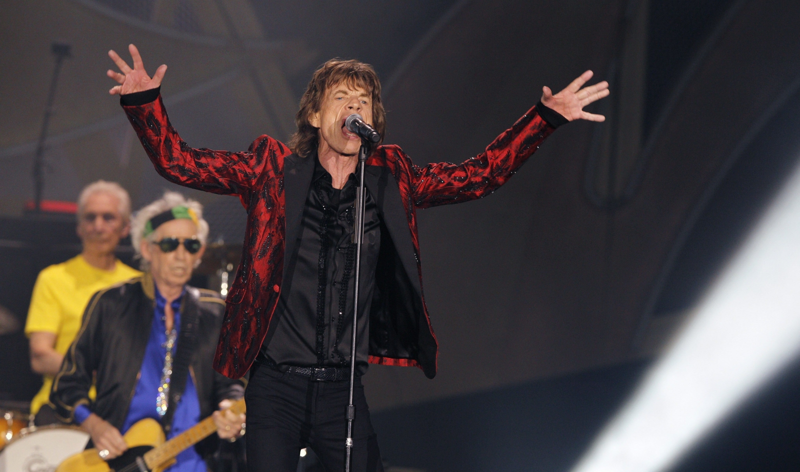 Mick Jagger podczas koncertu w The Rolling Stones wrócili do MadrytuThe Rolling Stones wrócili do Madrycie