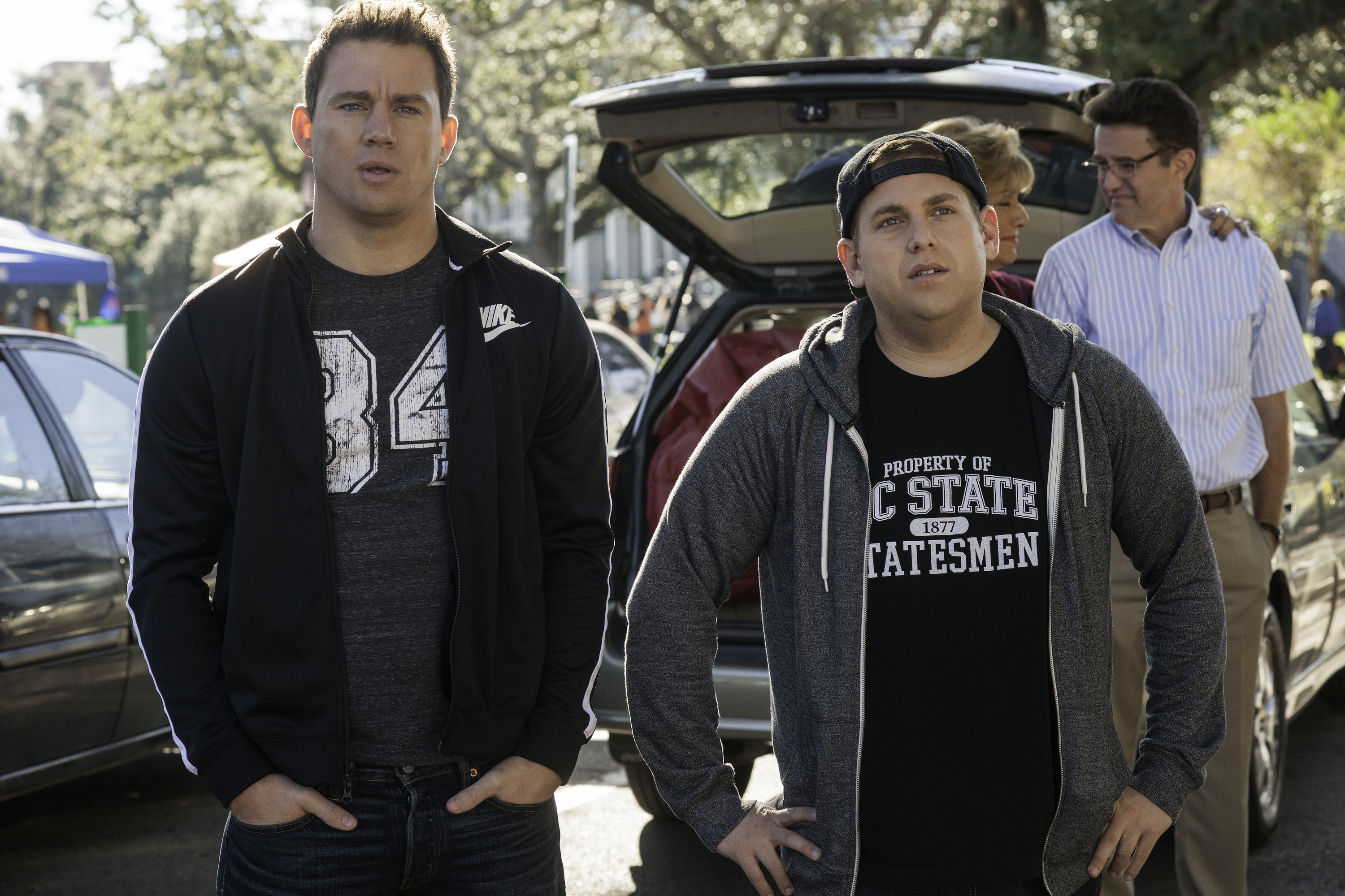 Channing Tatum i Jonah Hill w filmie