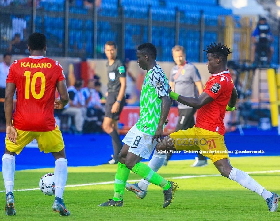 Oghenekaro Etebo chased everything in midfield (Victor Modo)
