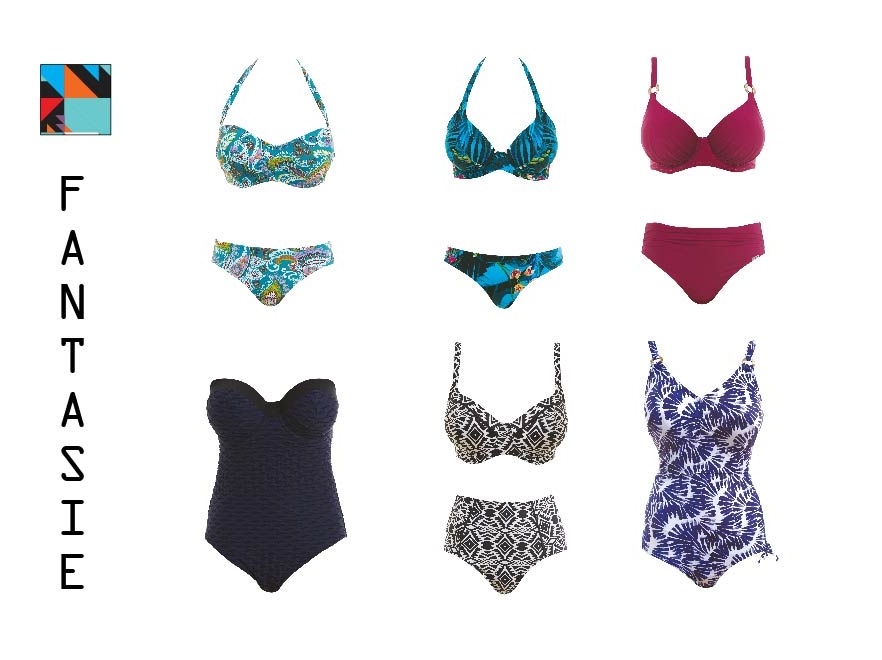Nowością są stroje w stylu retro i lat.60, a także czarne bikini z głębokim dekoltem oraz zestawy w mocnych kolorach, w stylu brazylijskim.