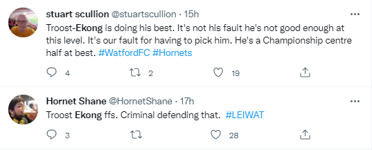 William Troost-Ekong's defending capability has been called into question