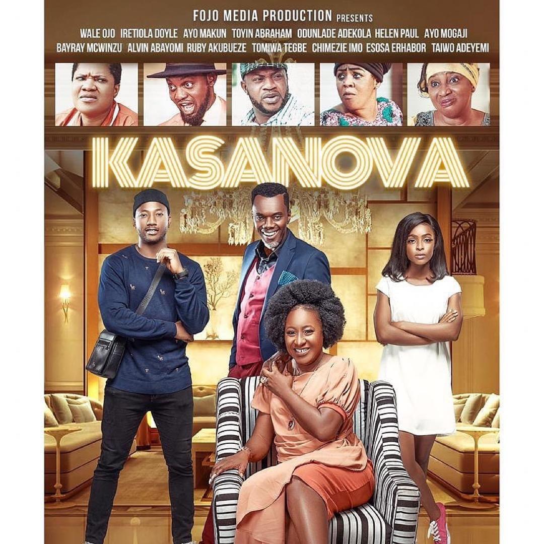 Second time’s the charm at love for Ireti Doyle, Wale Ojo in new movie “Kasanova,” featuring Toyin Abrahams, AY, Odunlade Adekola, and more!!