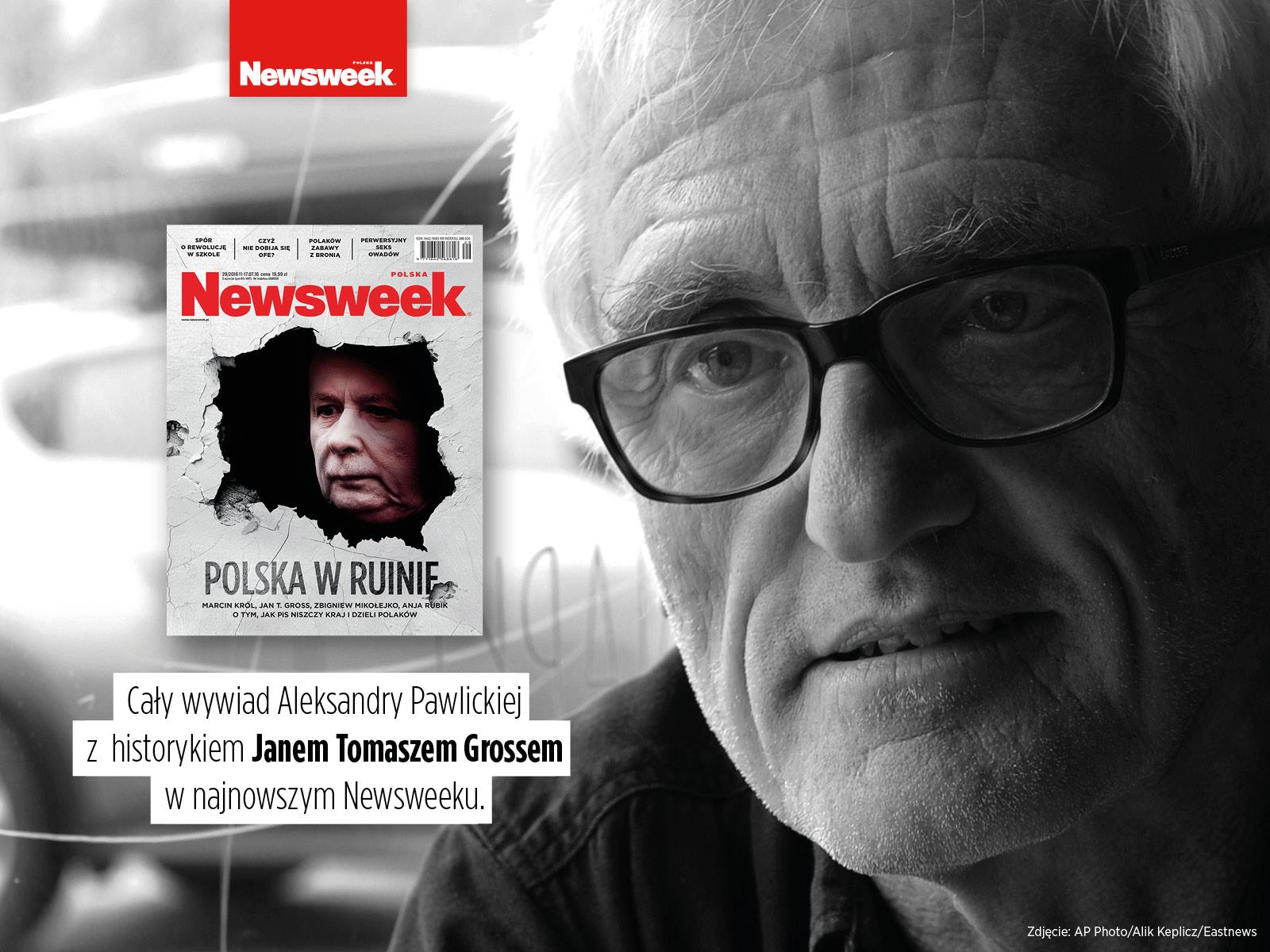 Jan Tomasz Gross dla Newsweeka 