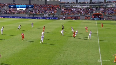 Bruk-Bet - Górnik Z. (1:1): Stefanik znów spróbował lobować Loskę! Tym razem zabrakło precyzji